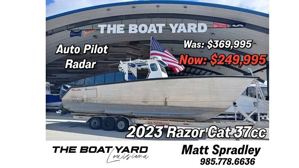 2023 Razorcat 37cc Aluminum Catamaran for sale in New Orleans, LA