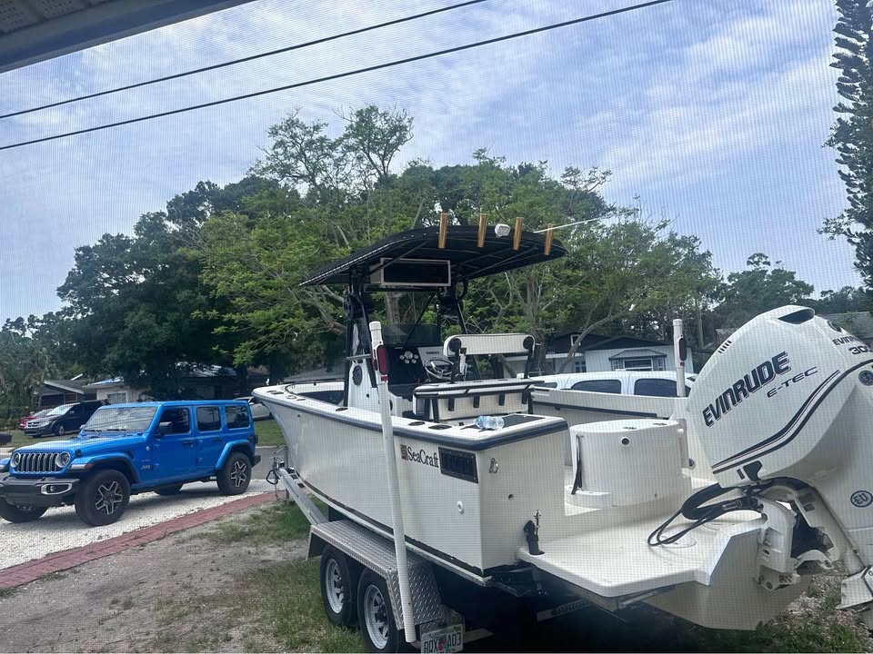SeaCraft Center Console Boat with Evinrude E-TEC 300 for sale in St Petersburg, FL