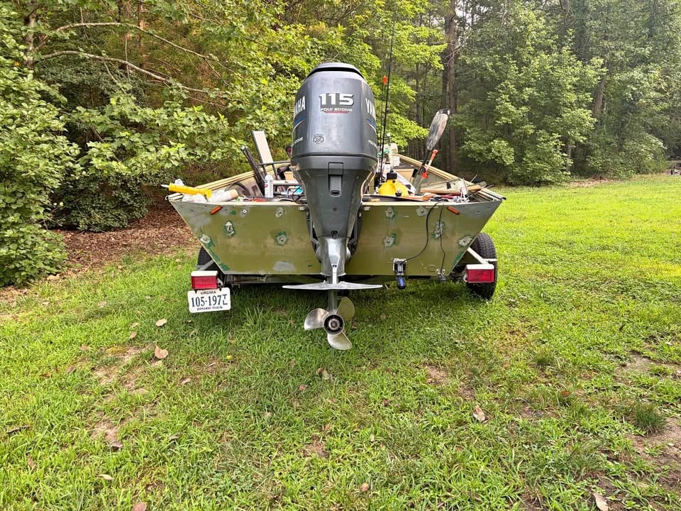 19ft aluminum all weld with a 115hp Yamaha for sale in Chester, VA