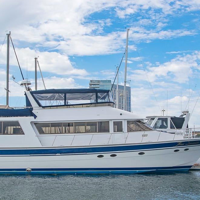 1990 Kha Shing Flush Deck 60 Motor Yacht for sale in San Diego, CA