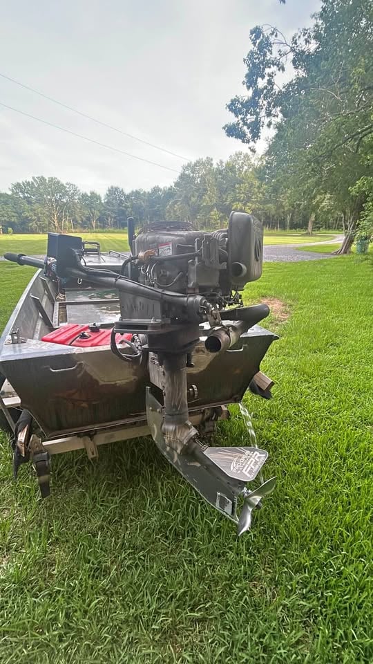 Pro-Drive Mud Boat with Surface Drive Motor and Trailer for sale in Rayne, LA