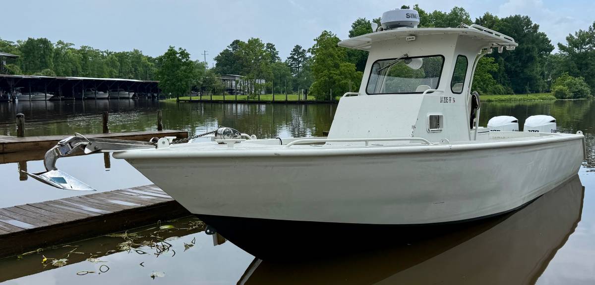 2002 LeBlanc Aluminum Center Console Deep Vee Offshore life time boat for sale in mobile