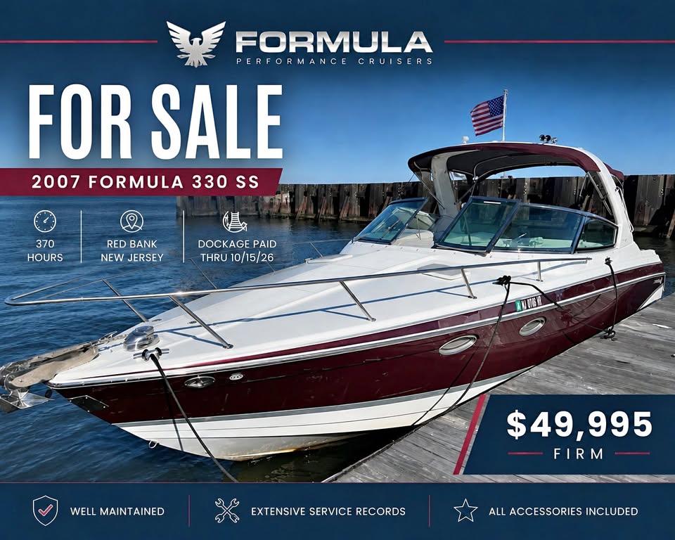 2007 Formula 330 SS | 370 Hours | for sale in Red Bank, NJ