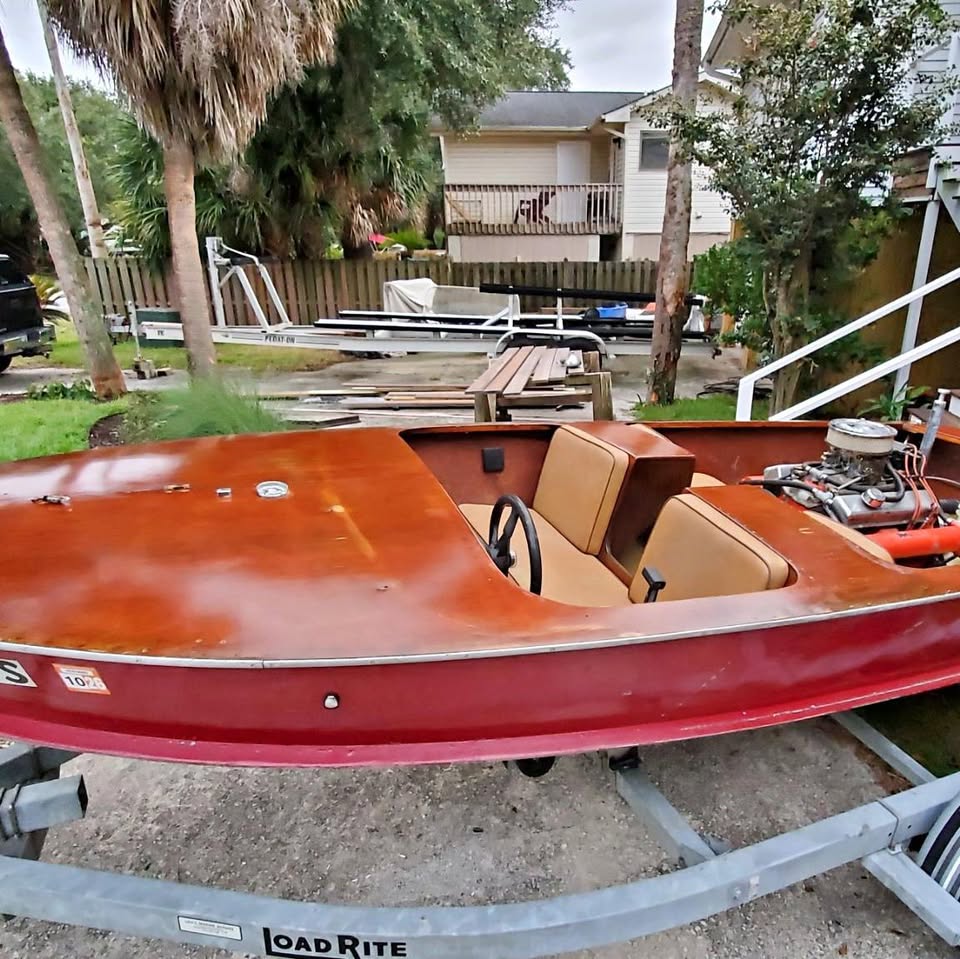 1957 Whirlwind 15 ft mahogany 350 chevy jetboat for sale in Charleston, SC
