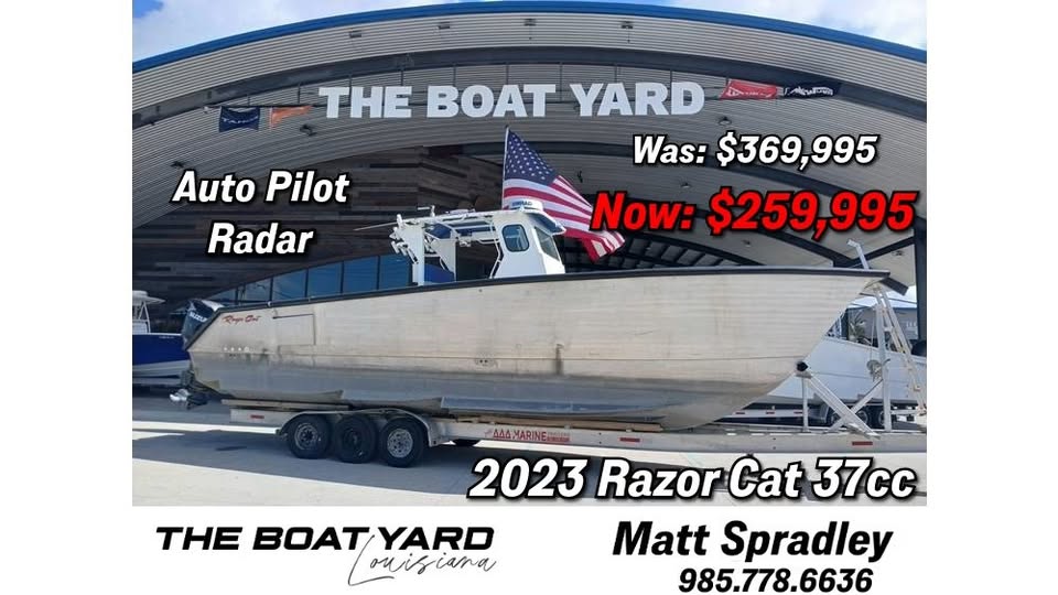 2023 Razor Cat 37cc aluminum catamaran for sale in New Orleans, LA
