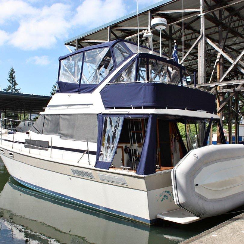 1984 bayliner bayliner 3870 with free moorage for sale in Burien, WA