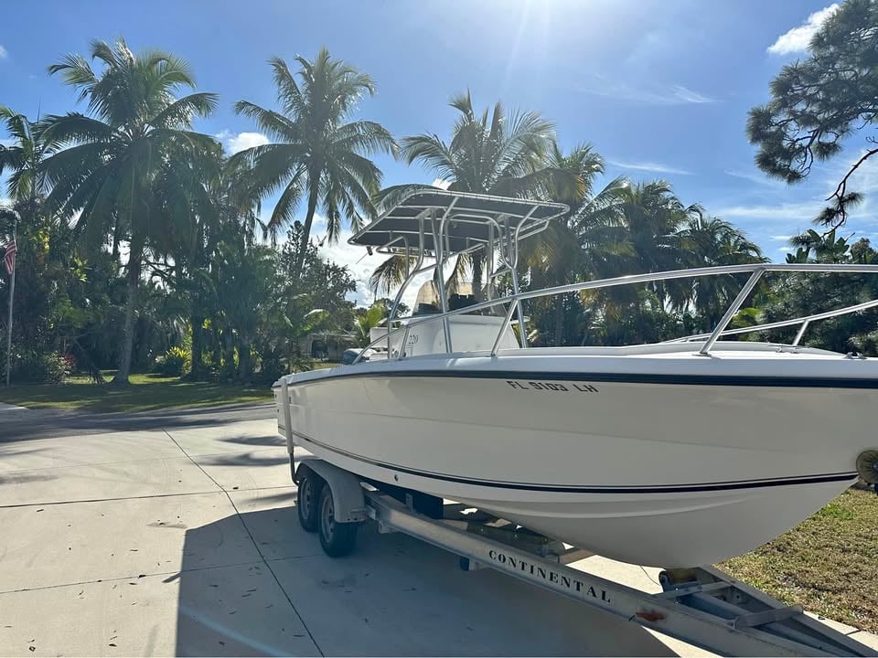 220 Center Console Boat with Yamaha 200 Outboard and Trailer for sale in Fort Myers, FL