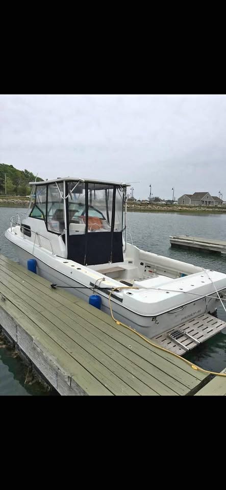 Make me an offer on this 27 foot walkaround with many amenities for sale in Winthrop, MA
