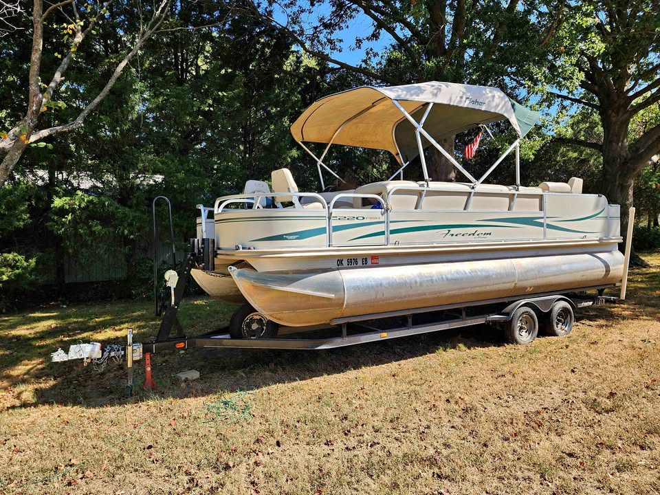Fisher Freedom 220Fish Pontoon Boat for sale in Owasso, OK
