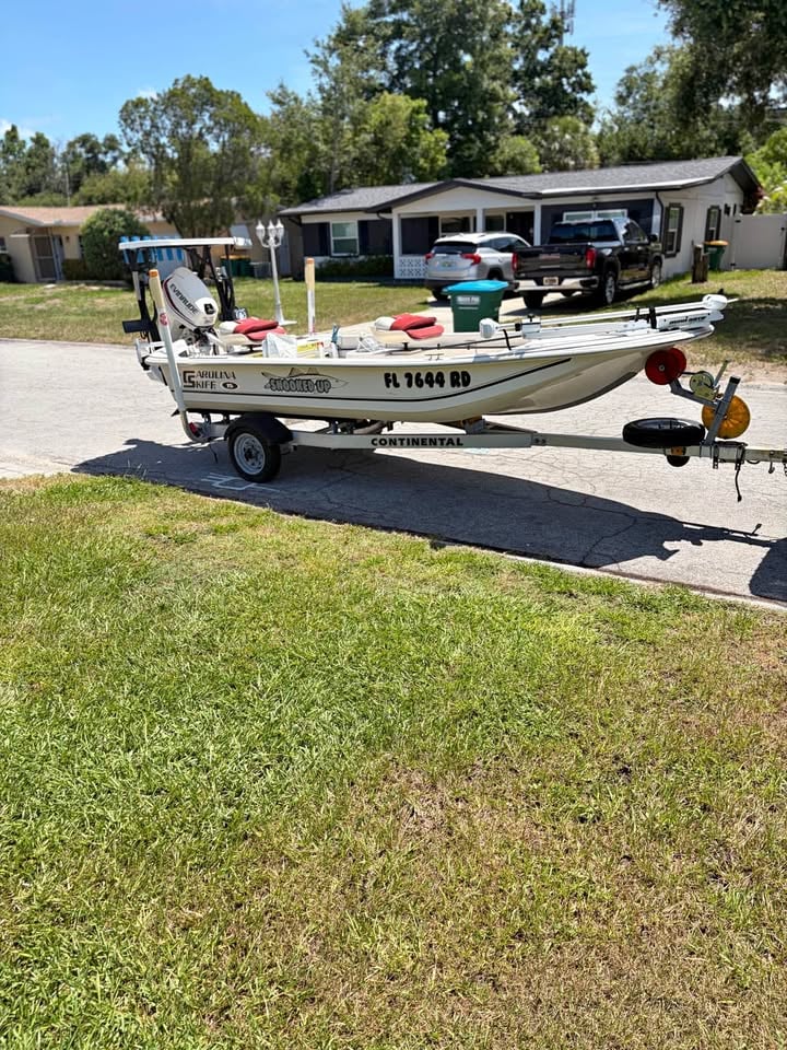 2016 Carolina skiff 15’ tiller for sale in Largo, FL