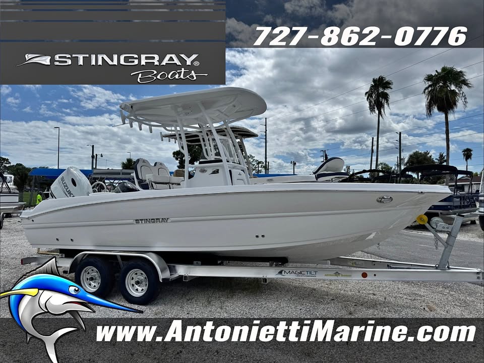 NEW 2027 STINGRAY 24 HYBRID BOAT WITH SUZUKI 200HP OUTBOARD for sale in Hudson, FL