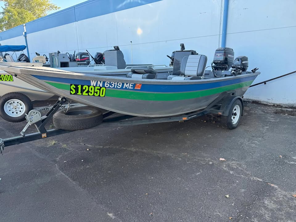 1994 Alumaweld Flat Bottom JET 1660 for sale in Portland, OR