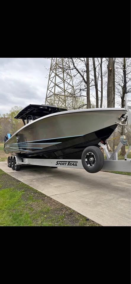 39 Nor-tech Sport Center Console with Quad 450 Mercury Racing Engines for sale in Woodbury, NJ