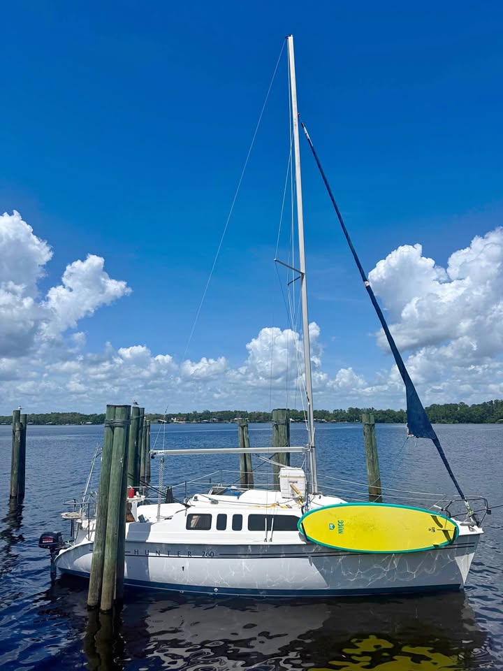 Hunter 260 sailboat and trailer for sale in Jacksonville Beach, FL
