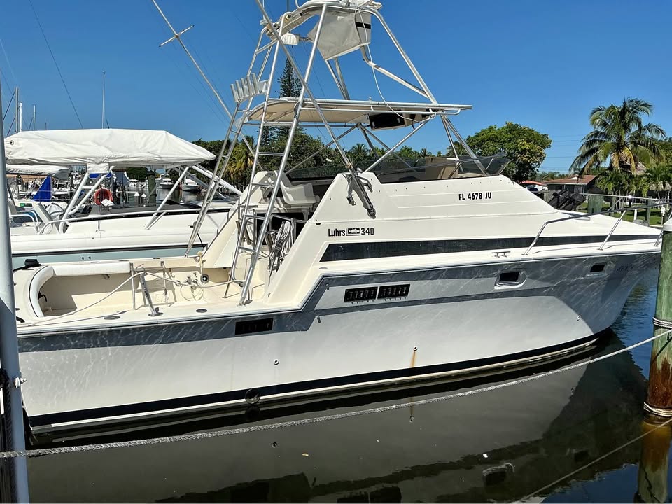 1986 34 foot LUHRS sport fish for sale in Pompano Beach, FL