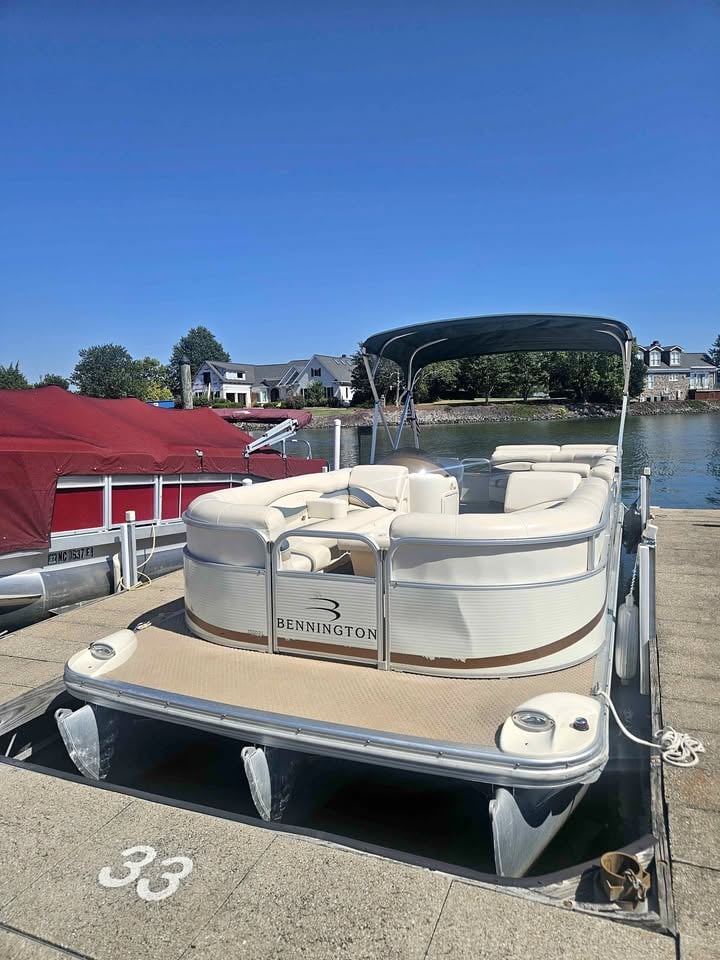 2003 BENNINGTON tri toon for sale in Mooresville, NC