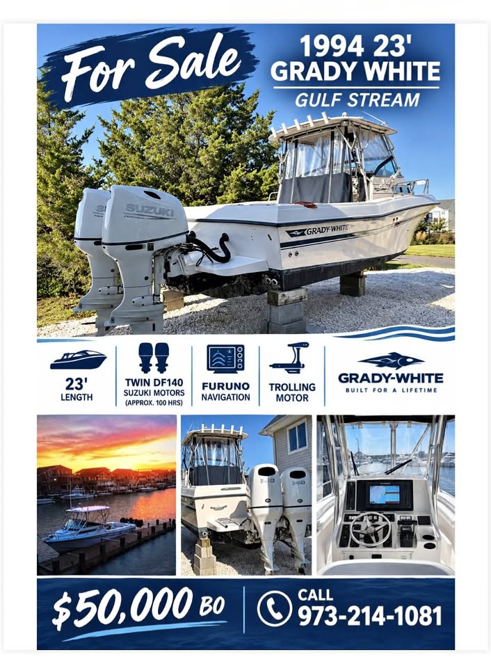 1994 23' Grady White for sale in Little Egg Harbor Twp, NJ