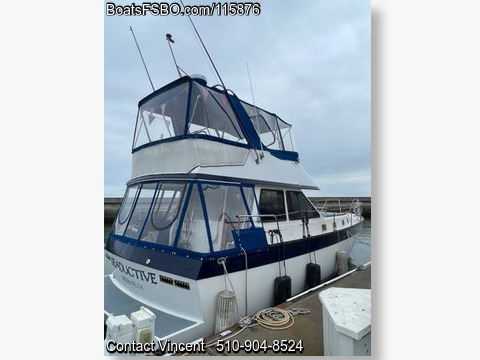 1984 Lancer Cockpit Motoryacht — 45ft for sale in Brisbane, California