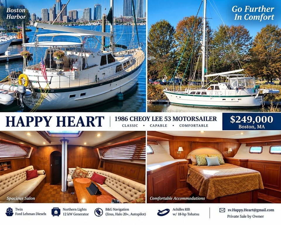 53ft Cheoy Lee MOTOR SAiLER for sale in Boston, MA