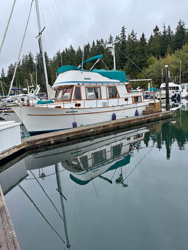 34 foot CHB including 9 foot dingy and Suzuki engine for sale in Port Ludlow, WA
