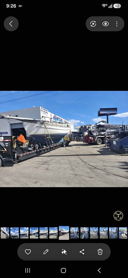 1985 Union 36 Sailboat project boat for sale in Wilton Manors, FL