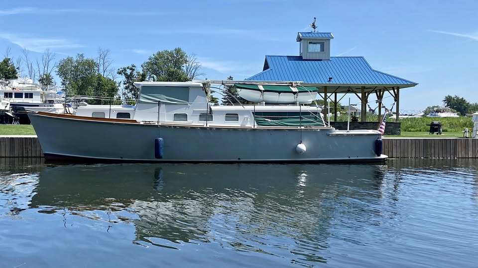 1963 Wiley hull 52, 40 ft custom trawler, wood/epoxy/glass for sale in Brewerton, NY