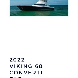2022 68 Viking Cnv with Tower Tax Man for sale in Sarasota, FL