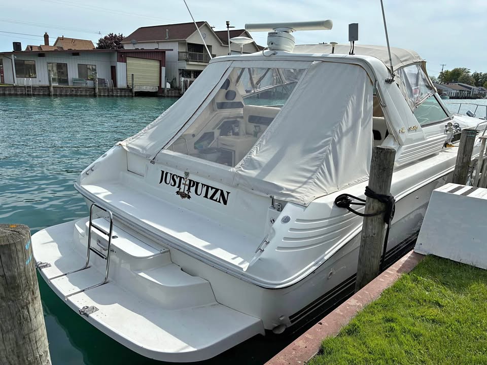40 ft Sea Ray 1993 express cruiser. Newer Canvas. Generator. Twin 454’s. for sale in Clay Twp, MI
