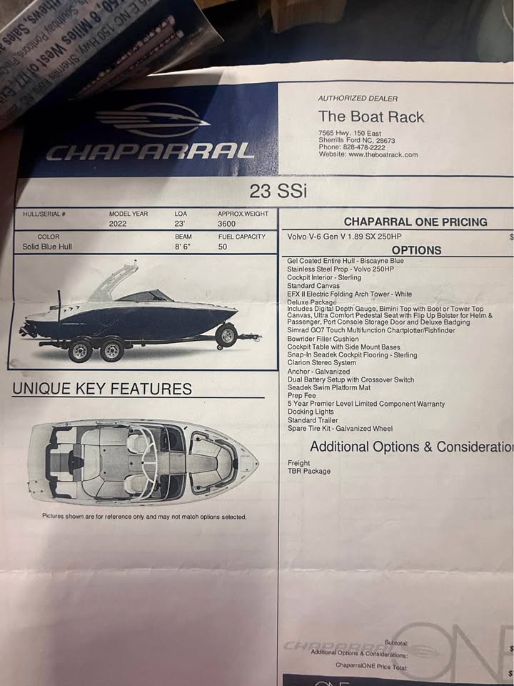 CHAPARRAL 23SSI W/ TRAILER OBO for sale in Zebulon, NC