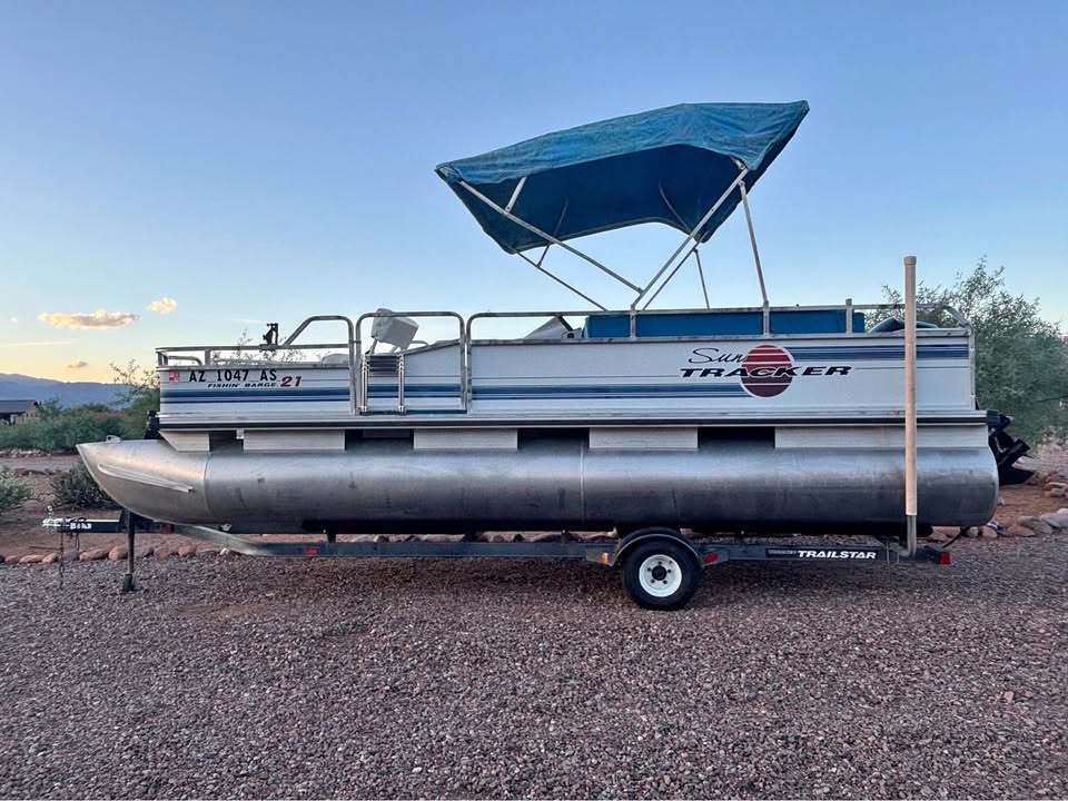 1995 sun tracker fishing barge 21ft for sale in Payson, AZ