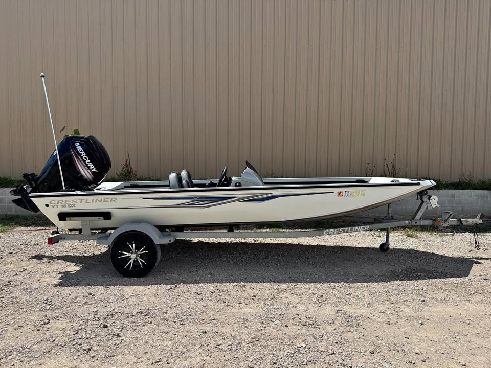 2017 Crestliner VT 18 DX – Mercury 90HP FourStroke | Approx. 400 Hours (sku: 10979) for sale in Alvin, TX