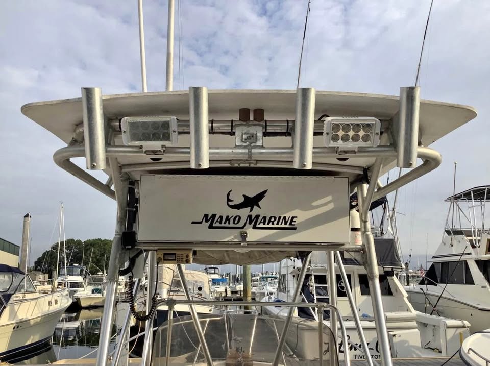 23' Mako CC boat 1982 with 260hp Inboard and tandem axle trailer. for sale in Warwick, RI