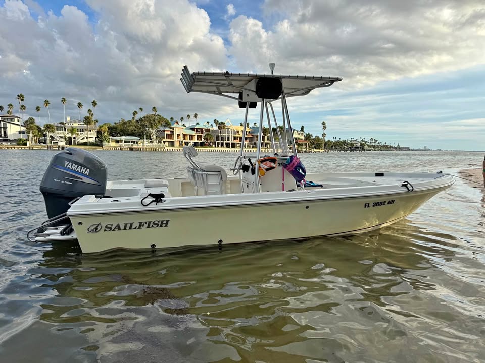 2007 Sailfish 2100 bay boat,150 Yamaha 276 hr for sale in Clearwater, FL