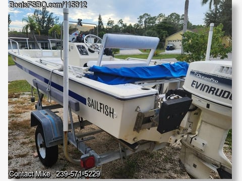 1989 Sailfish 170cc Skiff — 17ft for sale in Bonita Springs, Florida