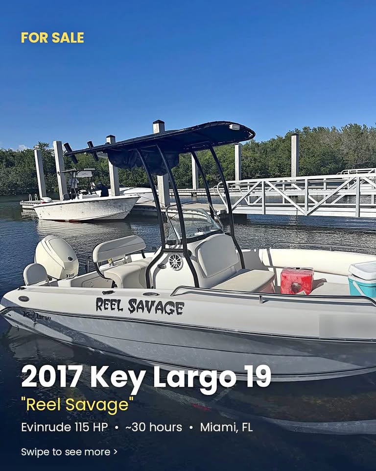 2017 2017 Key Largo 19 "Reel Savage" for sale in Miami, FL