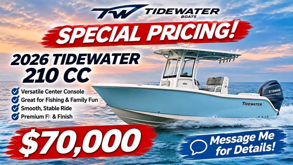 2026 Tidewater 210 cc for sale in Cape May Court House, NJ