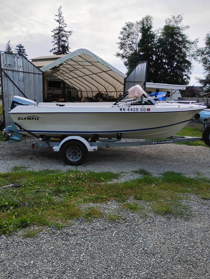 1984 17'ft Olympic Fishing Boat Sale or Best Offer for sale in Burlington