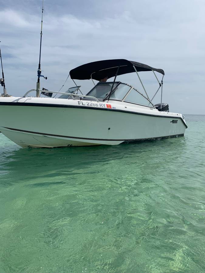 2000 Mako with 2002 Mercury 135 for sale in treasure