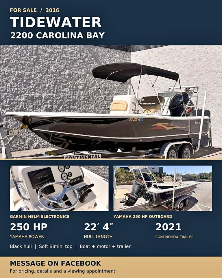2016 Tidewater Carolina 2200 for sale in Mukwonago, WI