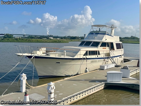 1973 Hatteras 58 Triple Cabin — 63ft for sale in Baytown, Texas