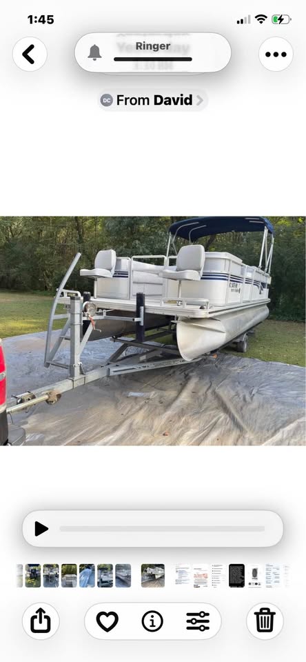 Pontoon Boat with Trailer for sale in Moncure, NC