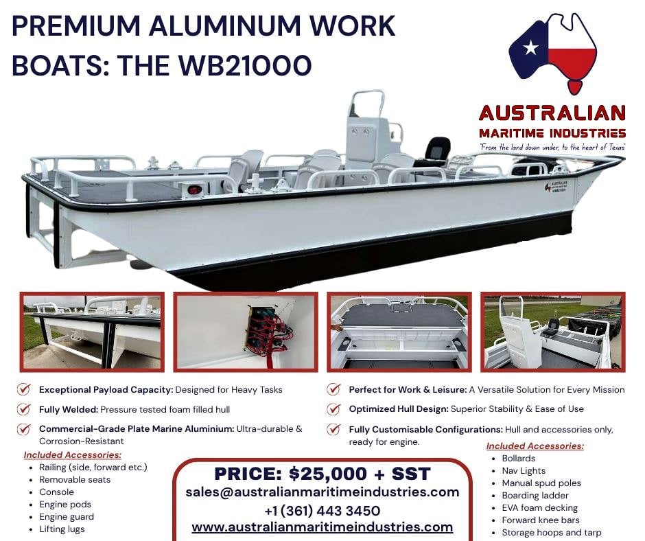 2026 Fully Welded Aluminum Flat Bottom - Hull and Attachments - BYO Outboard and Trailer! for sale in Houston, TX