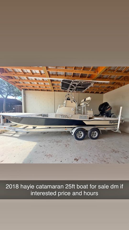 2018 hayie catamaran 25ft for sale in Hye, TX