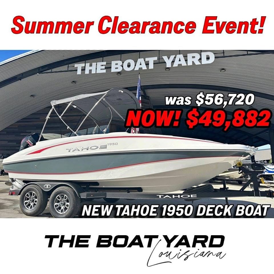 2024 Tahoe 1950 Deck Boat Mercury 175 Pro XS w/ Trailer for sale in Marrero, LA