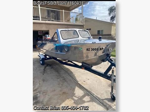 1958 Boeing Aluminum Fishing Boat — 16ft for sale in Simi Valley, California
