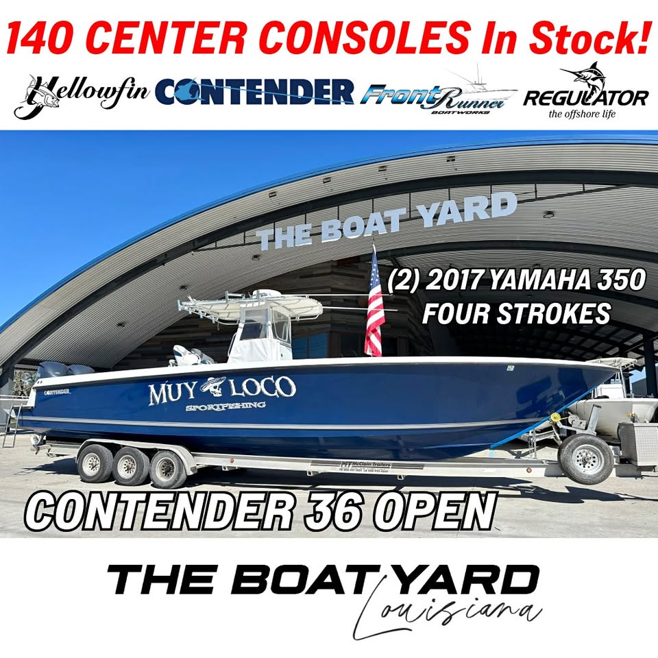 2005 Contender 36 Open Center Console Offshore Fishing Boat Twin Yamaha 350 for sale in Marrero, LA