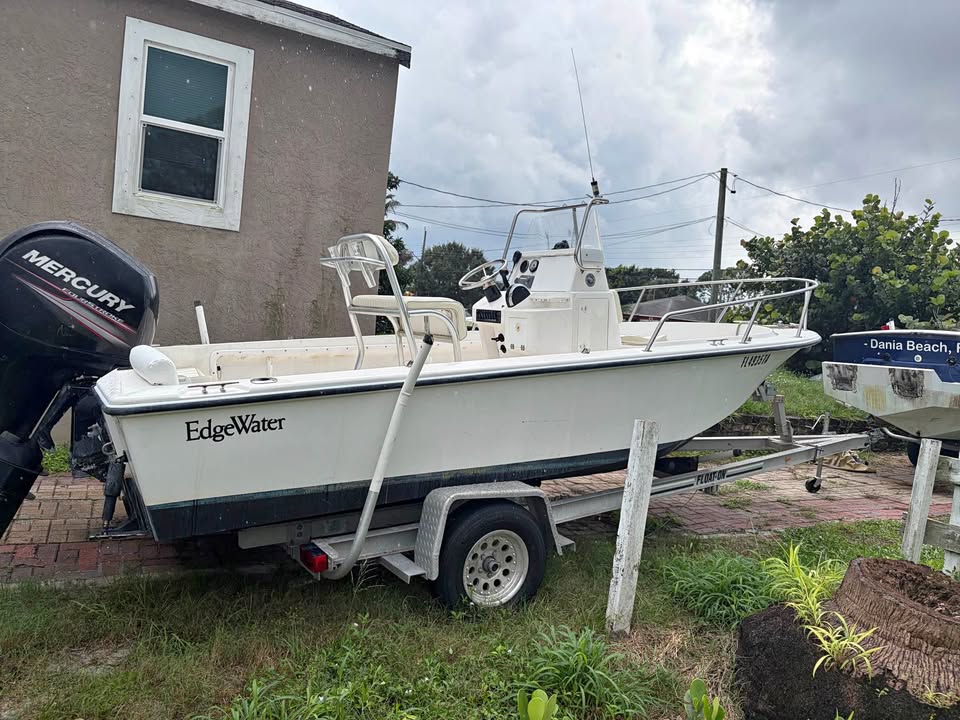 2005 18.5ft Edgewater boat/ Torsion axel trailer for sale in Palm City, FL