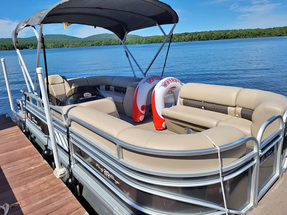 2020 20+ft+party+barge cl joe Dlx+sun+traker+60hp+Mercury+outboard for sale in Peabody, MA
