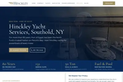 Hinckley Yacht Services Southold, NY
