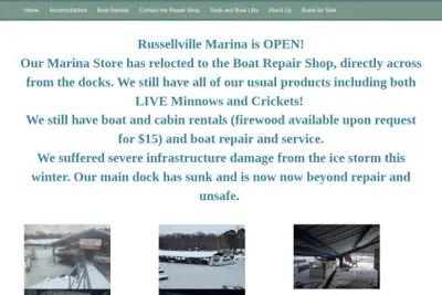 Russellville Marina & Boat Repair & Cabins
